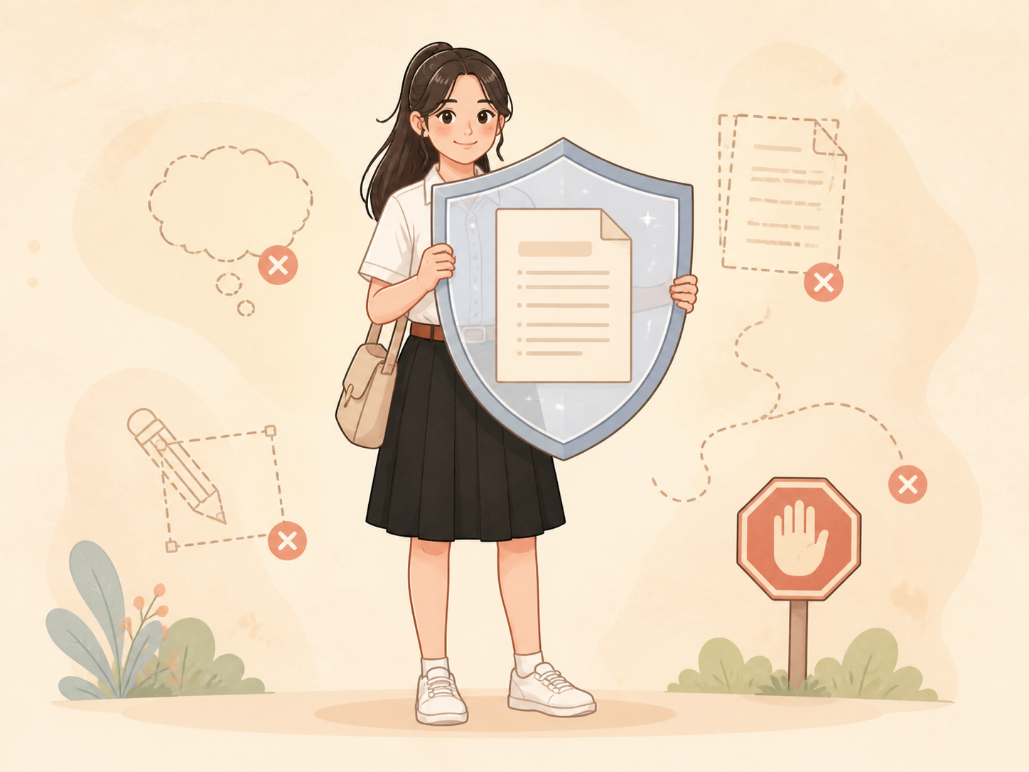 ตัวละครหญิงกำหนดขอบเขต